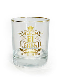 Legend Glass Tumbler 21st