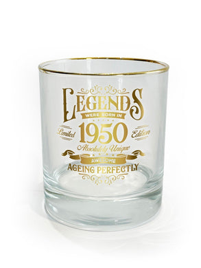 Legend Glass Tumbler 1950