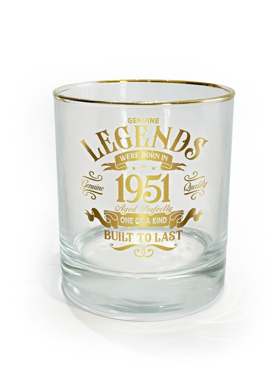 Legend Glass Tumbler 1951