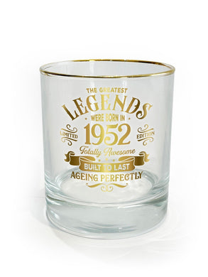 Legend Glass Tumbler 1952