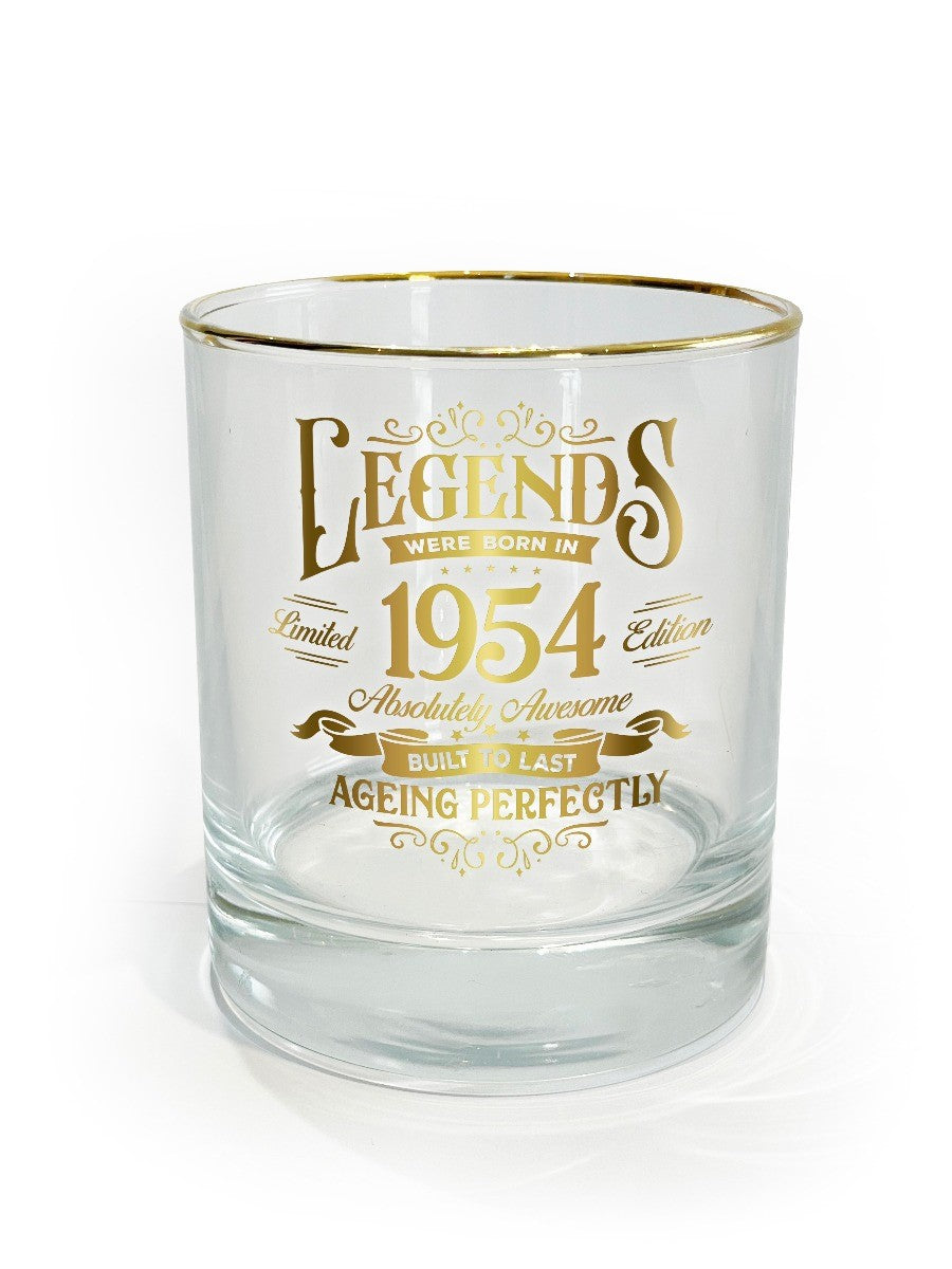 Legend Glass Tumbler 1954