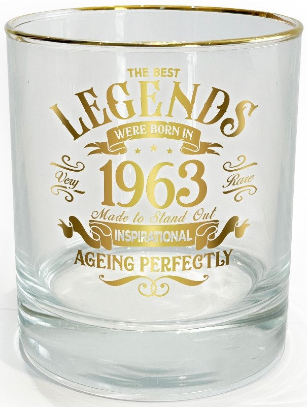 Legend Glass Tumbler 1963