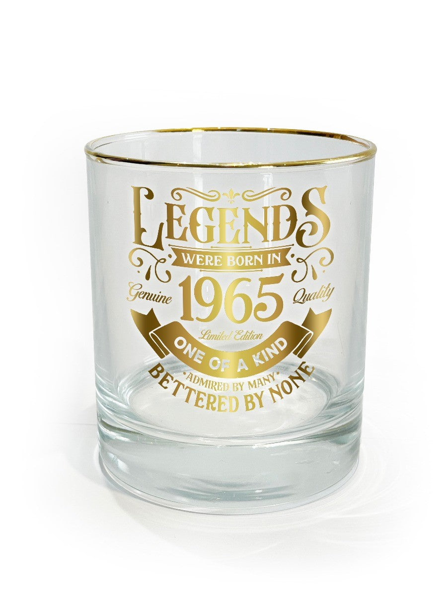 Legend Glass Tumbler 1965