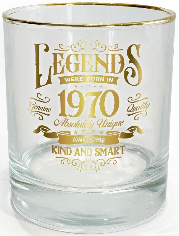 Legend Glass Tumbler 1970