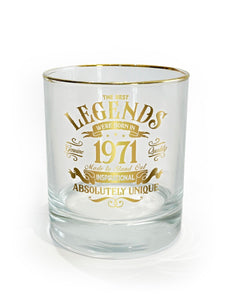 Legend Glass Tumbler 1971