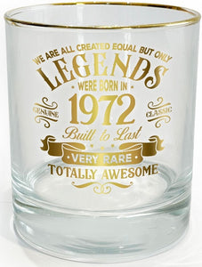 Legend Glass Tumbler 1972