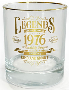 Legend Glass Tumbler 1976