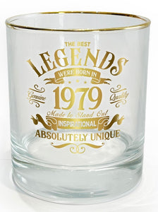 Legend Glass Tumbler 1979