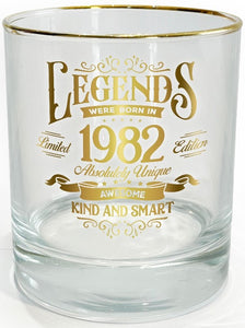 Legend Glass Tumbler 1982