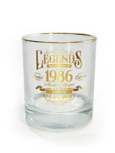 Legend Glass Tumbler 1986