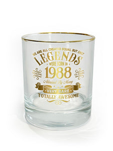 Legend Glass Tumbler 1988