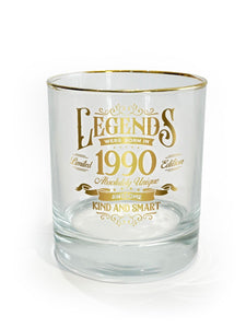 Legend Glass Tumbler 1990