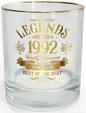 Legend Glass Tumbler 1992