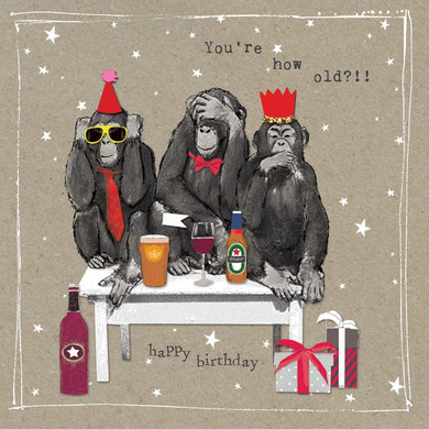 Card - Happy Birthday You're How Old(fancy Pants)