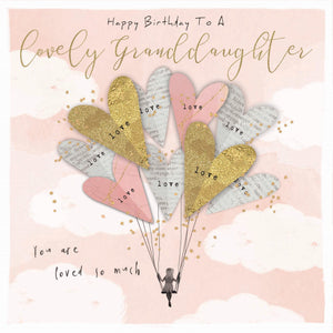 Card - Granddaughter Birthday - Lovely