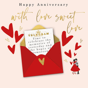 Card - Anniversary - Telegram