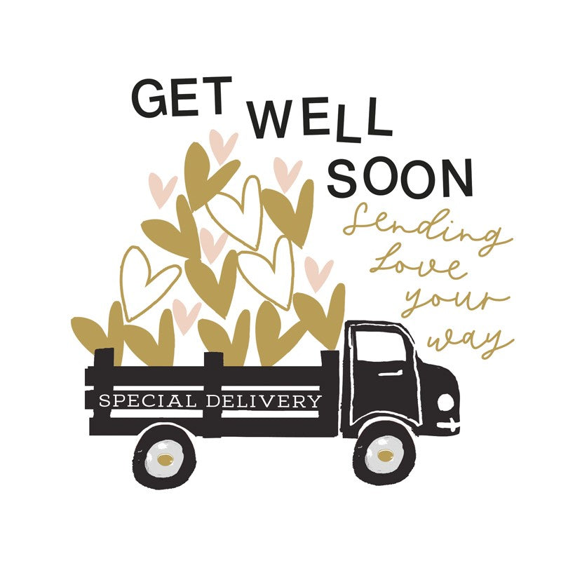 Card- Get Well Soon- Sending Love 