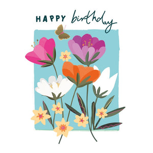 Card - Female Birthday - Flowers