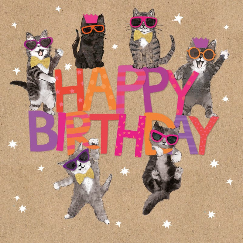 Card - Female Biethday - Cats