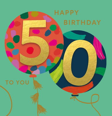 Card - Age Birthday 50