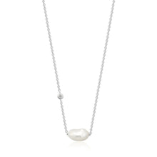 Load image into Gallery viewer, Pearl Necklace-silver
