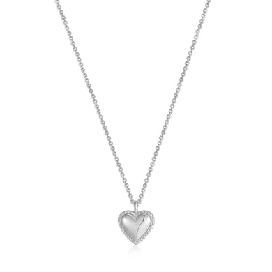 Ropes & Dreams Silver Heart Necklace