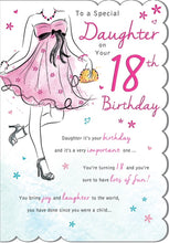 Load image into Gallery viewer, Card - To A Special Daughter On Your 18th Birthday (with Love)
