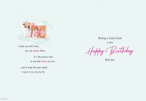 Card - To A Special Friend On Your Birthday (with Love)