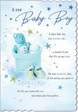 Load image into Gallery viewer, Card - A New Baby Boy (with Love)
