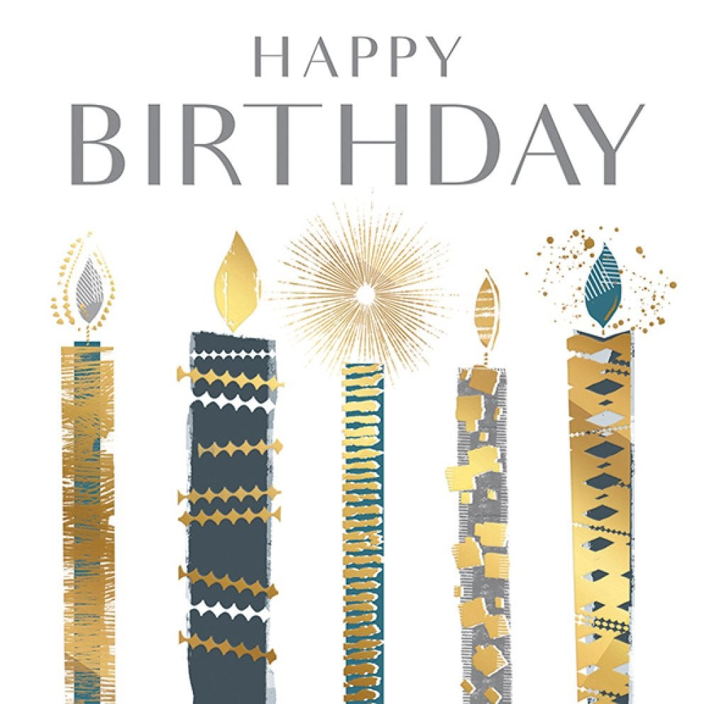 Card -elite Collection - Happy Birthday Candle