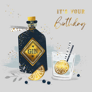 Card - Elite Collection - It's Your Birthday Gin