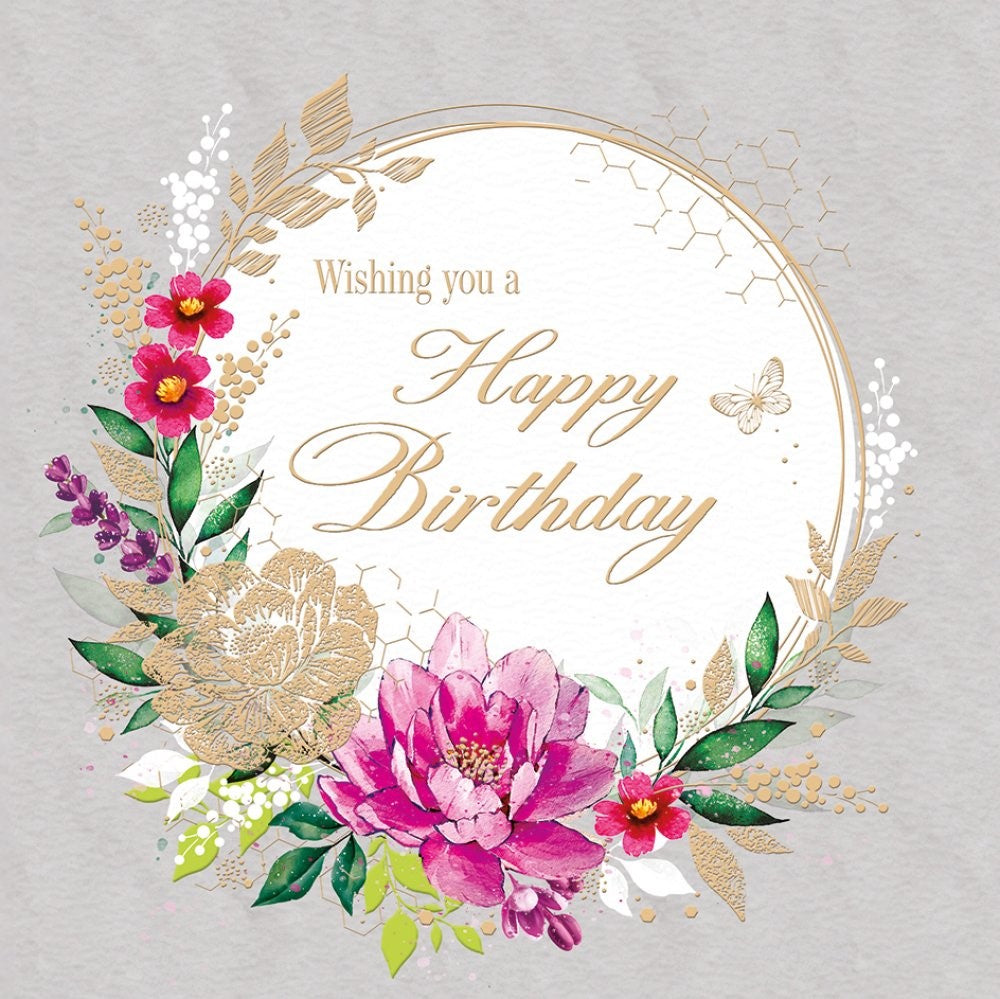 Card - Elite Collection - Wishing You A Happy Birthday