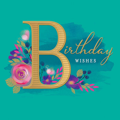 Card - Elite Collection - Birthday Wishes Green