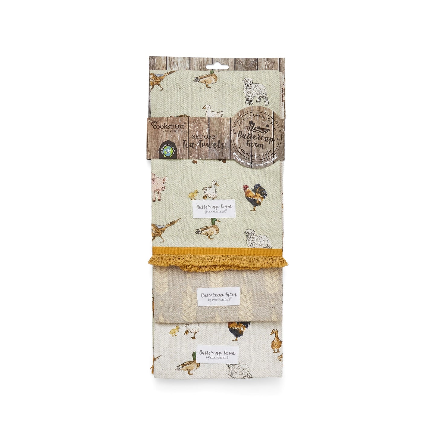 Tea Towel Set Of 3 - Buttercup Farm