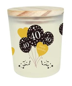 Scented Wishes Candles - 40th Birthday