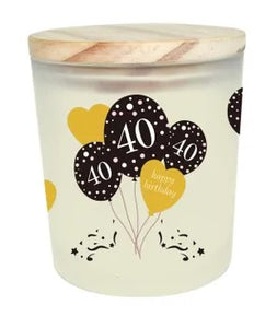 Scented Wishes Candles - 40th Birthday