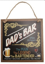 Load image into Gallery viewer, Home Vintage Sign -dad&#39;s Bar Sign
