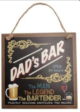 Home Vintage Sign -dad's Bar Sign