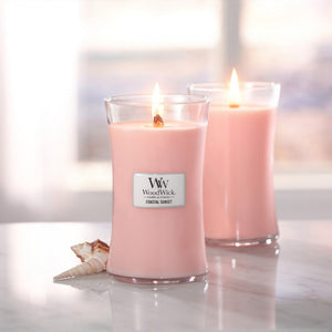 Woodwick Large- Coastal Scented Candle 