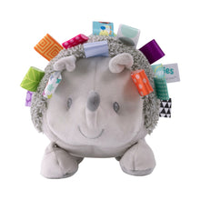 Load image into Gallery viewer, Taggies Heather Hedgehog Soft Toy, 8&quot; Grey
