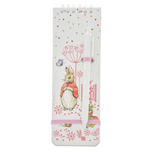 Load image into Gallery viewer, Beatrix Potter Flopsy Notepad &amp; Pen Set 
