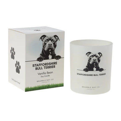 Bramble Bay Pet Candle- Staffordshire Bull Terrier 