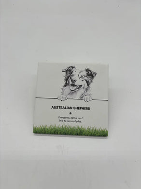 Bramble Bay Pet Coasters- Australian Shepherd 