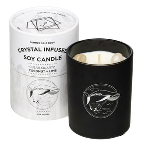 Summer Salt Body Candle Clear Quartz [sce:rose Quarts & Salted Cara]