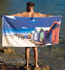 Brighton Boxes Beach Towel