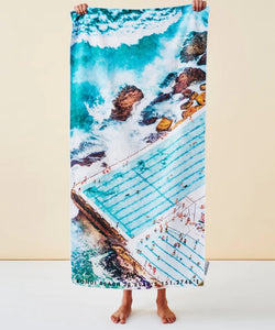 Icebergs Summer Beach Towel