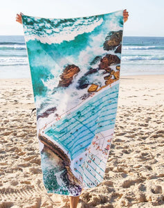 Icebergs Summer Beach Towel