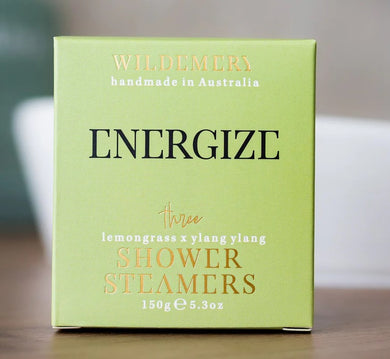 Wild Emery Shower Steamer 3 Pack Energize