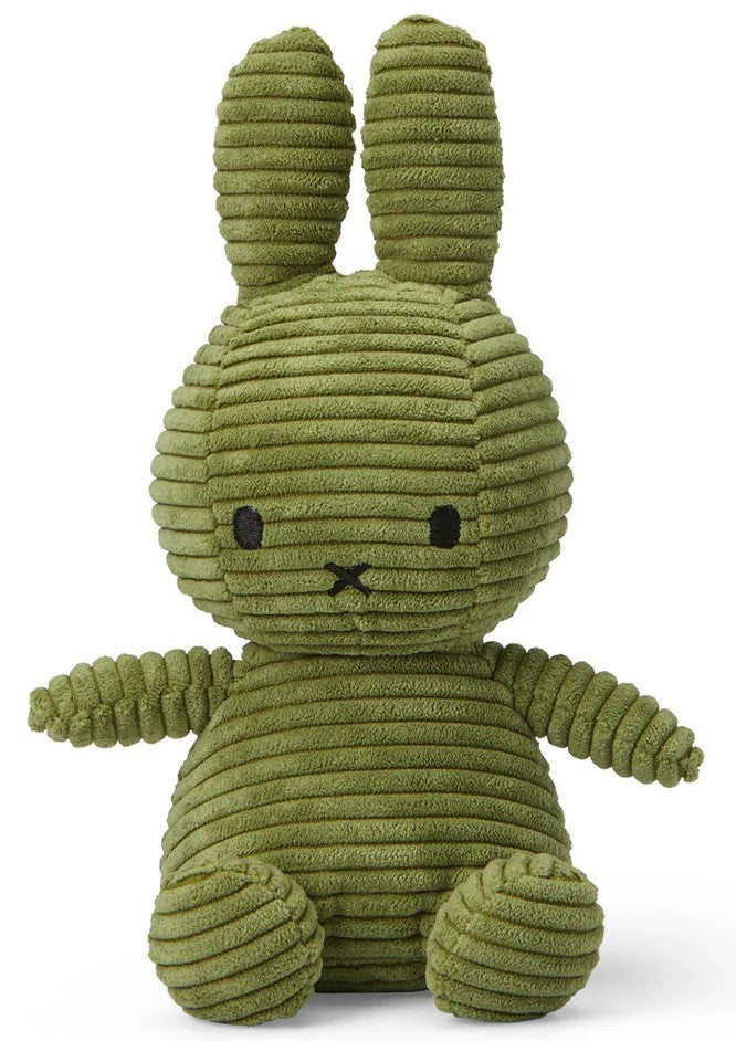 Miffy Eco Corduroy Olive Green 23cm 