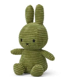 Miffy Eco Corduroy Olive Green 23cm 